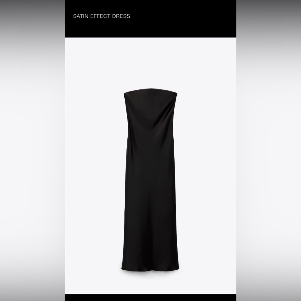Zara satin dress